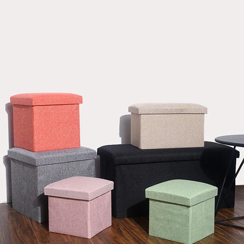 Foldable Storage Stool