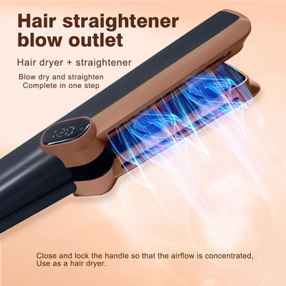 2-in-1 Professional Hair Straightener Curler