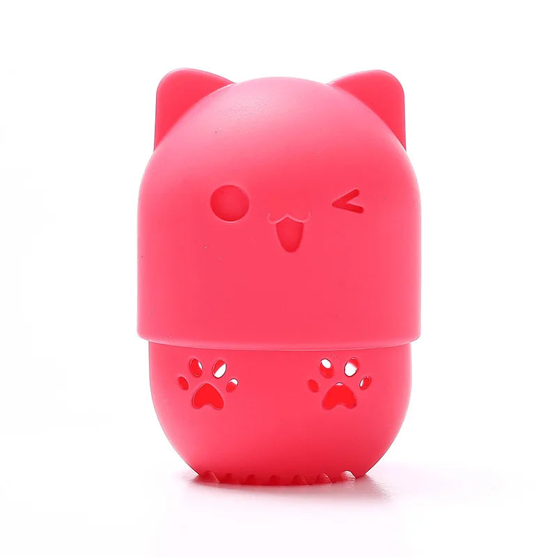 Soft Silicone Makeup Sponge Holder