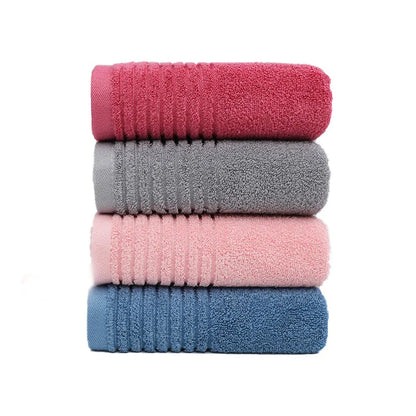Luxury Red Bamboo Fiber Towel Set Soft