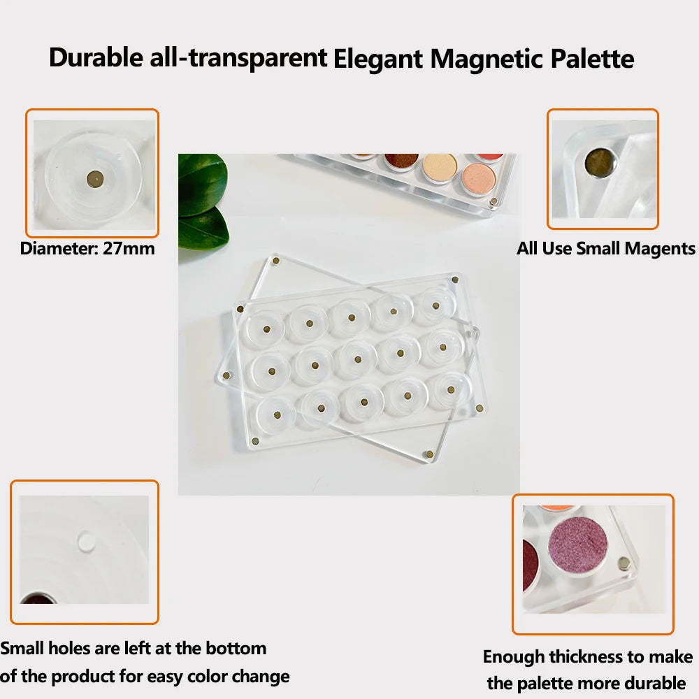 Clear Magnetic Eyeshadow Palette
