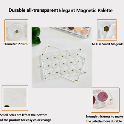 Clear Magnetic Eyeshadow Palette