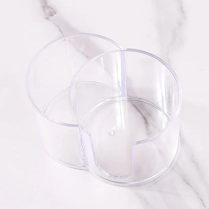 2-in-1 Clear Acrylic Makeup Organizer