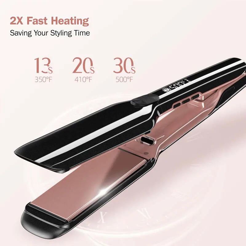 Ionic Keratin Hair Straightener and Curler