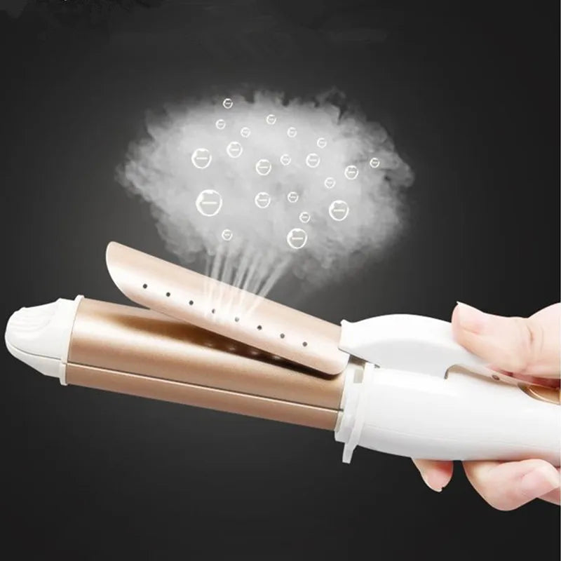 Multifunction 3-in-1 Gold Ceramic Hair Curling Iron