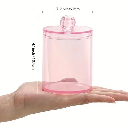 Transparent Acrylic Cotton Swab Storage Box