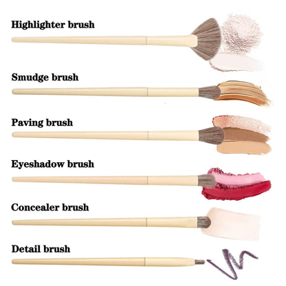 Ten-Piece Ultra-Soft Makeup Brush Set