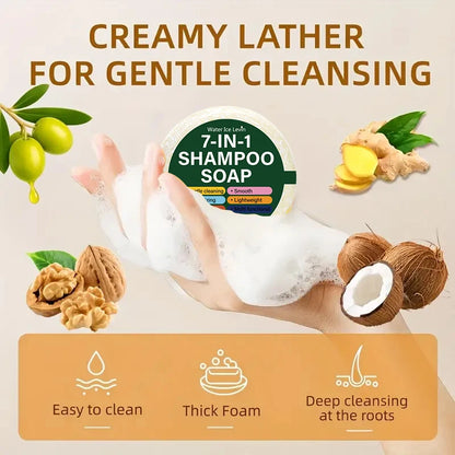 7-in-1 Natural Essential Oil Shampoo Soap