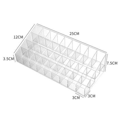 Clear Trapezoid Lipstick Display Stand