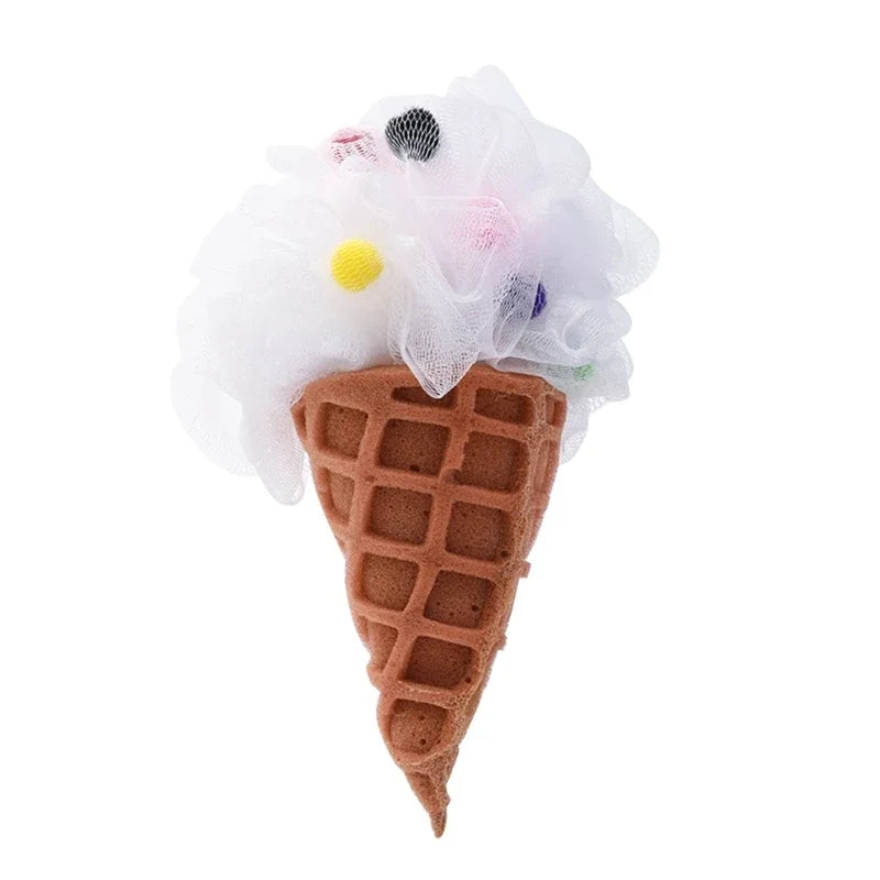 Ice Cream Mesh Body Scrubber