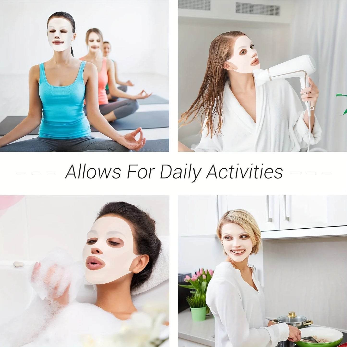 3D Reusable Silicone Mask Cover