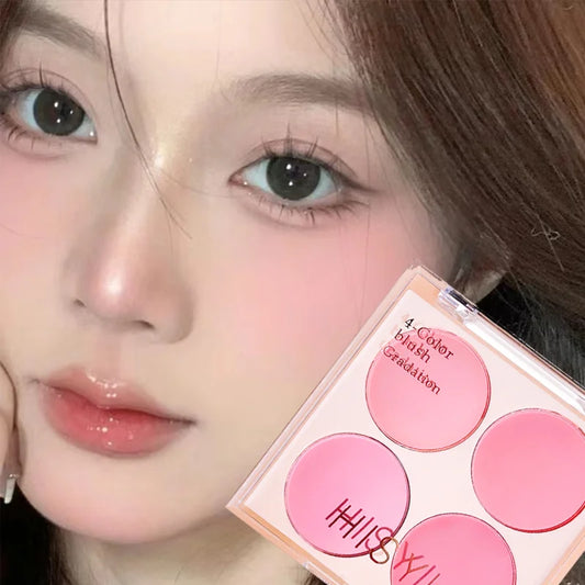 Four-Color Warm Blush Palette