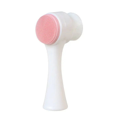 3D Double-Sided Silicone Facial Cleansing Brush