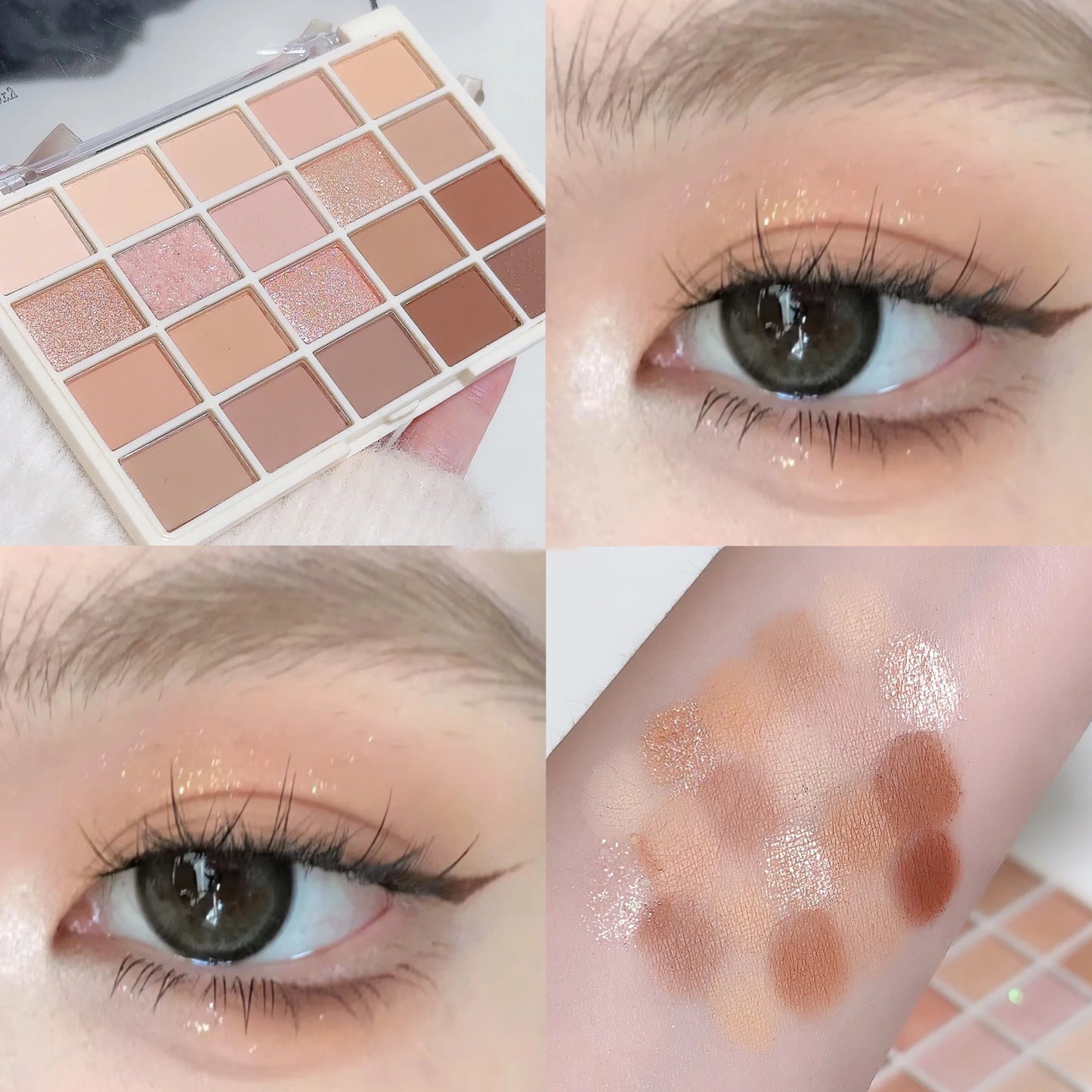Twenty-Color Warm Rose Eyeshadow Palette
