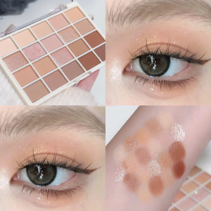 Twenty-Color Warm Rose Eyeshadow Palette