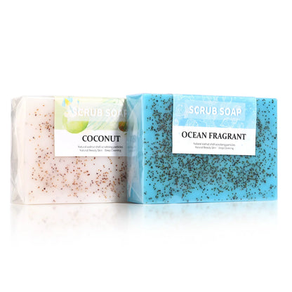 Natural Sea Salt Exfoliating Whitening Handmade Soap
