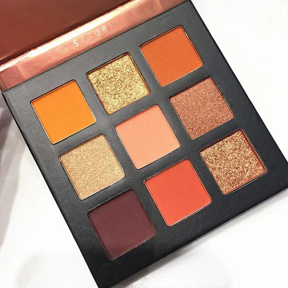9-Color Shimmer Matte Eyeshadow Palette
