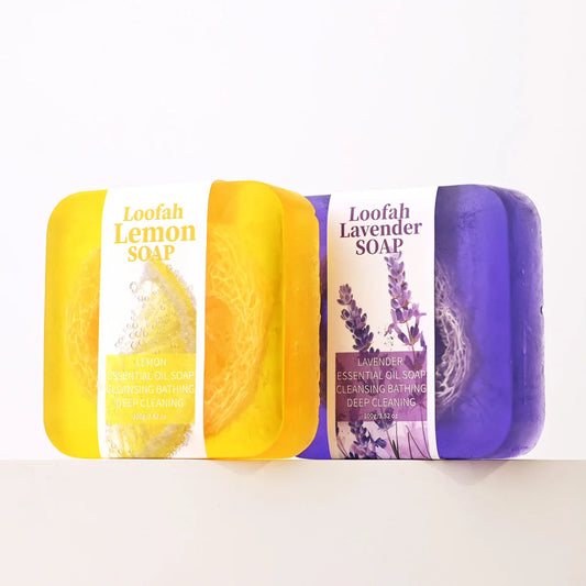 Lavender Luffa Handmade Soap