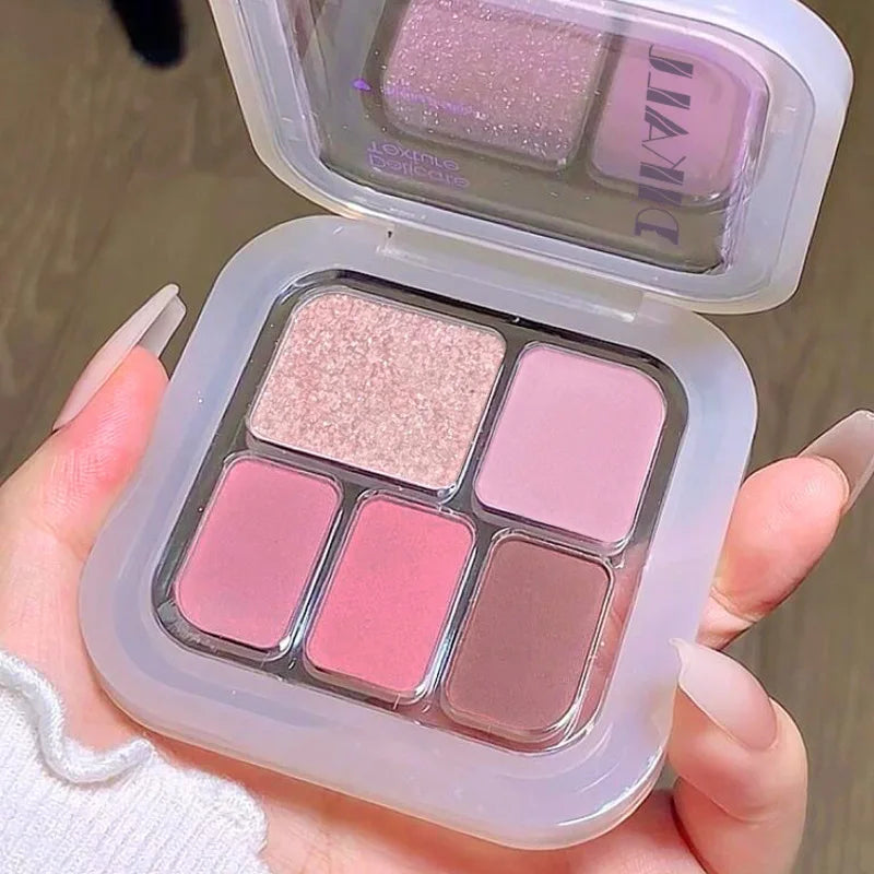 5-Color Punk Smokey Eyeshadow Palette