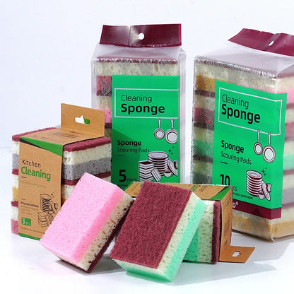 High-Density Non-Greasy Kitchen Sponge Cloth
