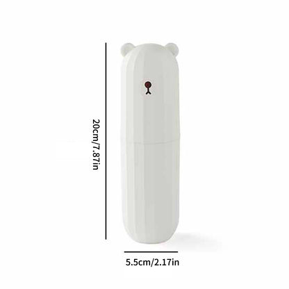 Cute Little Bear Travel Toothbrush Cup