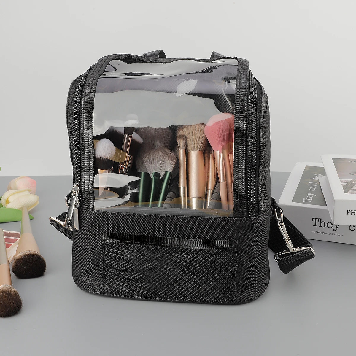 Large-Capacity Portable Makeup Bag