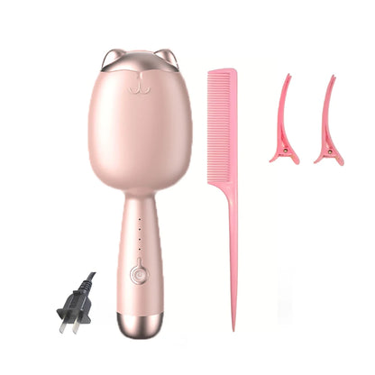 Professional Purple Egg Roll Dual-Barrel Hair Waver Curling Iron