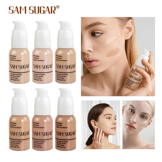 Long-Lasting Waterproof Liquid Concealer Foundation