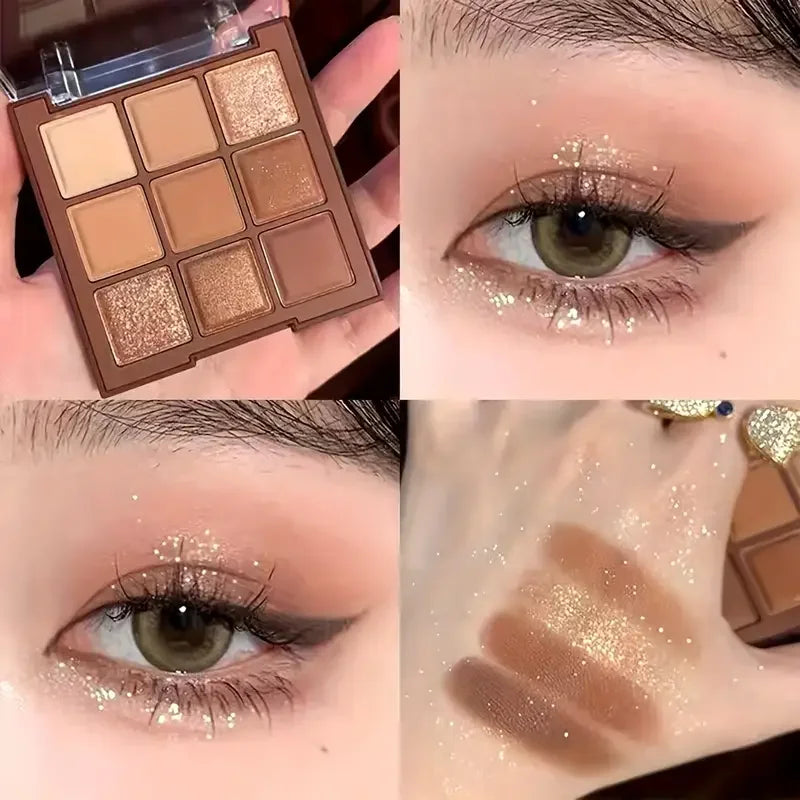 Chocolate 9-Color Eyeshadow Palette