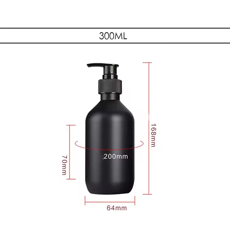 Matte Black Refillable Liquid Soap Dispenser