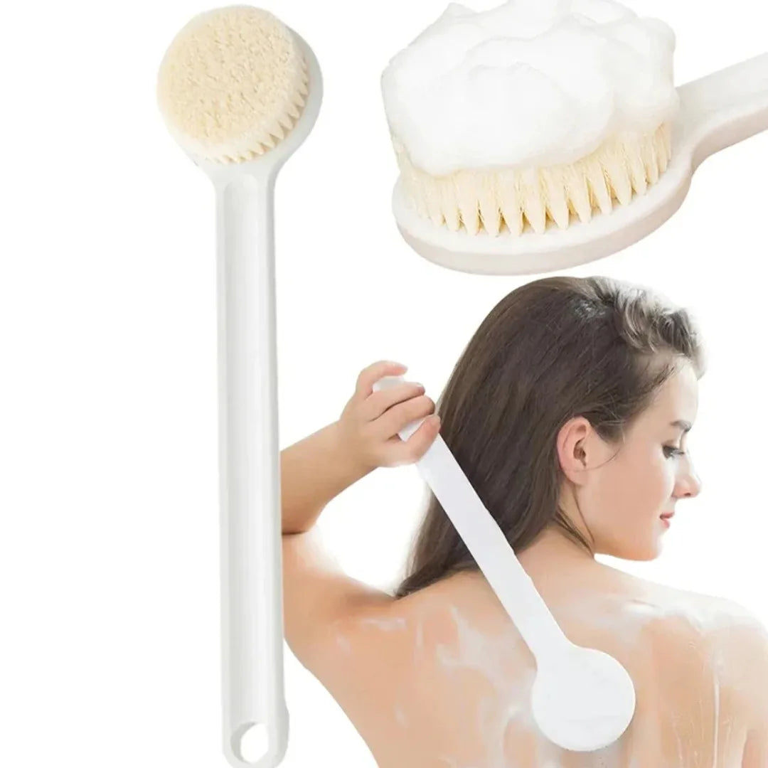 Long-Handle Soft Bristle Back Brush