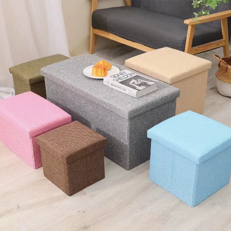 Foldable Storage Stool
