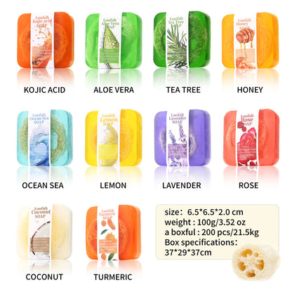 Lavender Luffa Handmade Soap