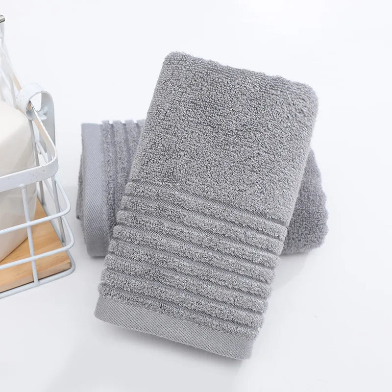 Luxury Red Bamboo Fiber Towel Set Soft