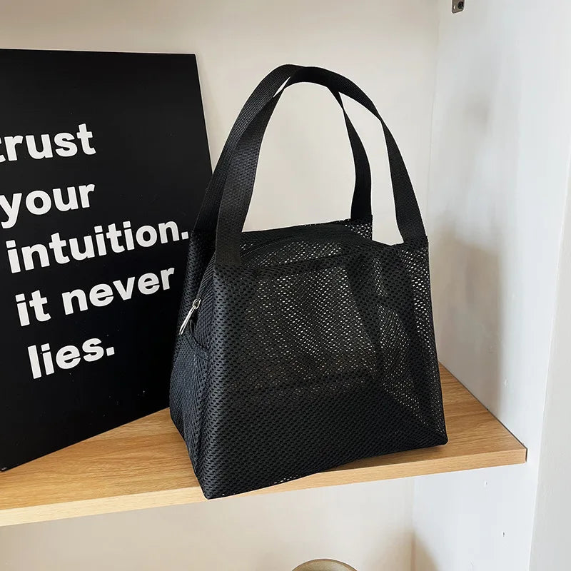 Large-Capacity Mesh Travel Makeup Bag