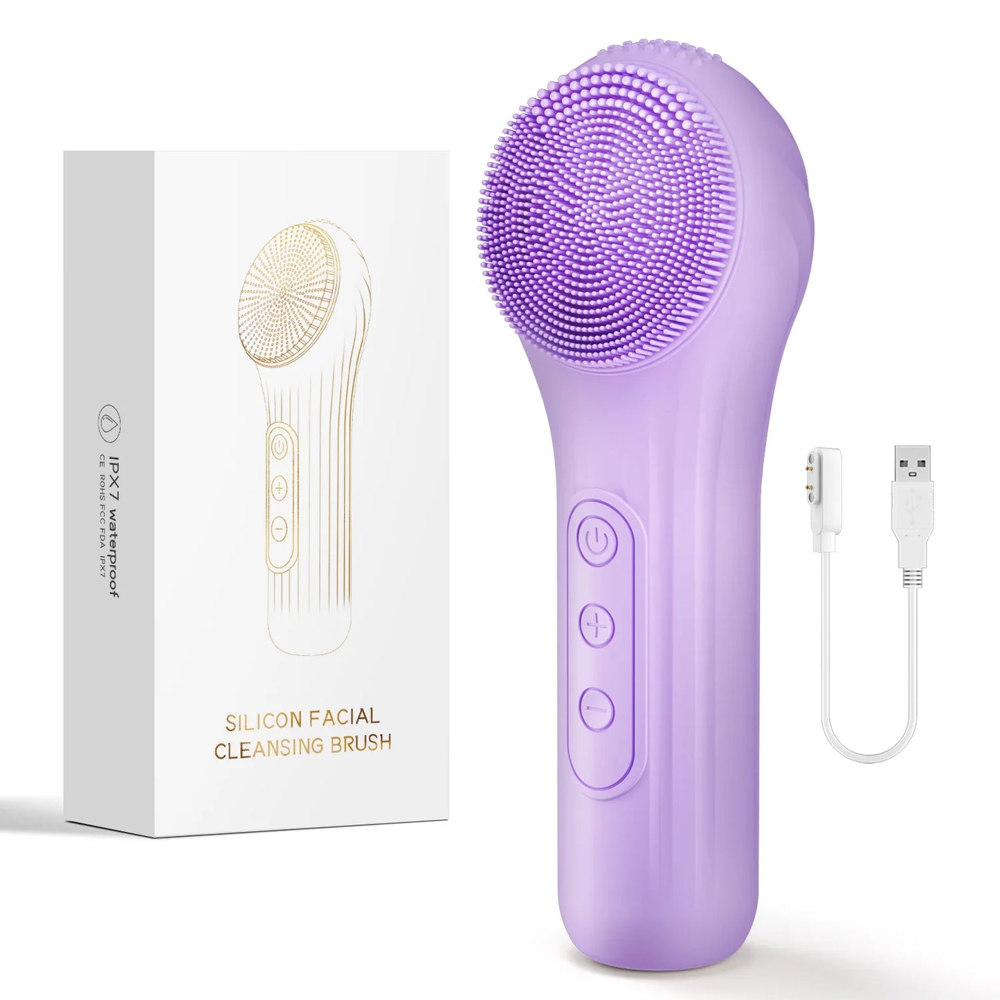 Rechargeable Sonic Facial Cleansing Brush
