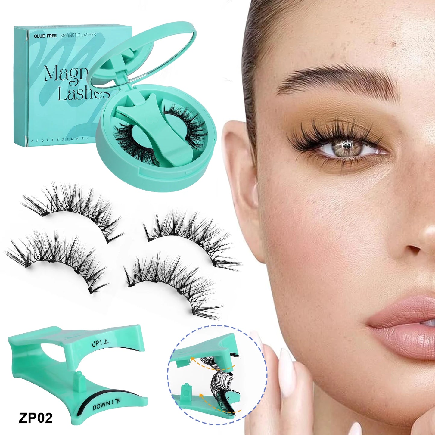 Reusable Magnetic False Eyelashes