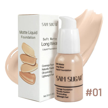 Long-Lasting Waterproof Liquid Concealer Foundation