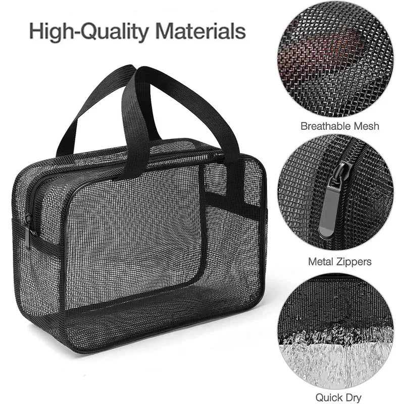 Large Mesh Shower Caddy Tote Bag