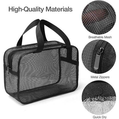 Large Mesh Shower Caddy Tote Bag