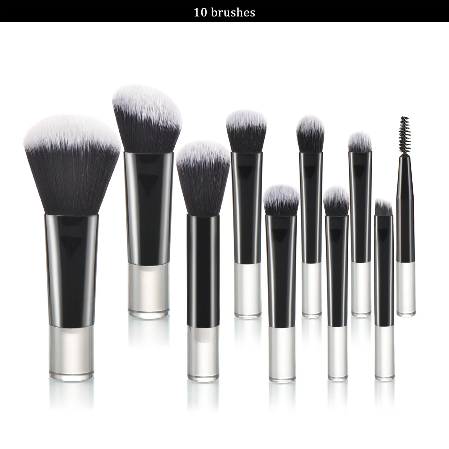 Mini Travel Makeup Brush and Puff Set