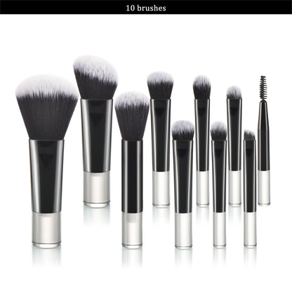 Mini Travel Makeup Brush and Puff Set