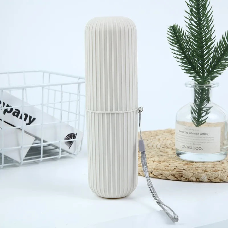 Portable Travel Toothbrush Box and Mouthwash Cup
