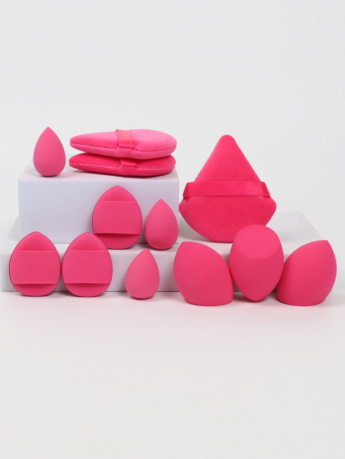 12-Piece All-Purpose Makeup Sponge and Puff Set