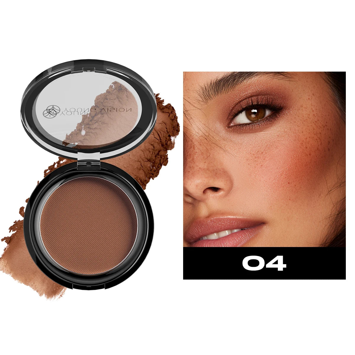 Six-Color Matte Bronze Powder