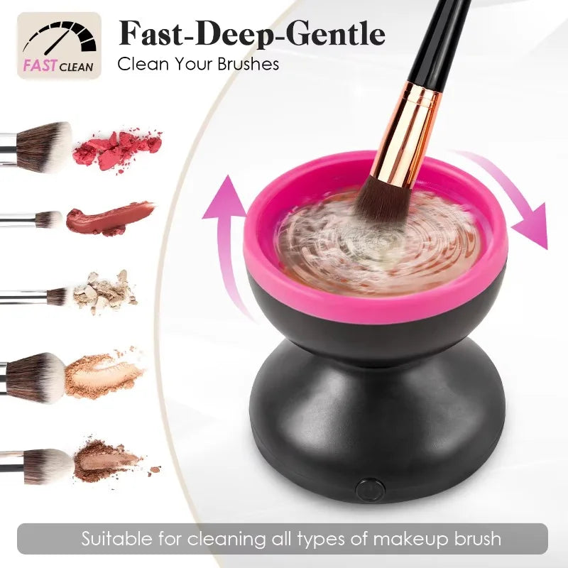 Portable USB Electric Makeup Brush Cleaner
