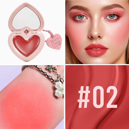 Three-Color Heart Blush Stick