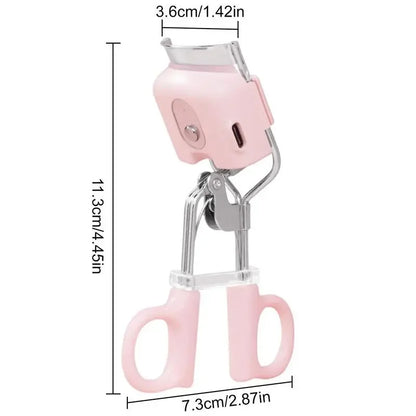 Portable Heated Electric Eyelash Curler Comb
