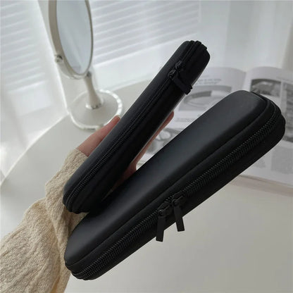 Long Zipper Travel Makeup Brush Bag