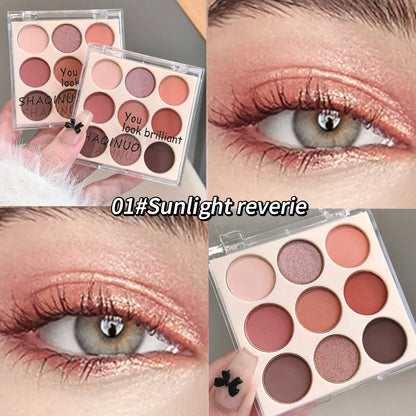Nine-Color Matte Eyeshadow Palette